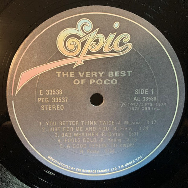 Poco (3) : The Very Best Of Poco (2xLP, Comp, RE)