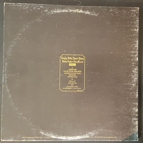 Crosby, Stills, Nash & Young : Déjà Vu (LP, Album, RE, Gat)