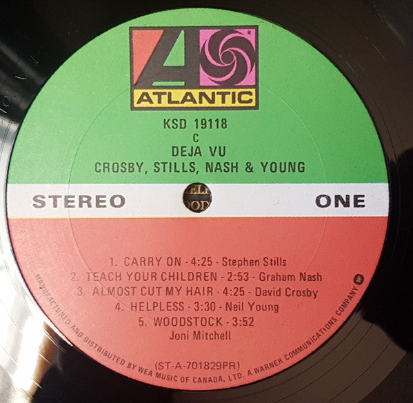 Crosby, Stills, Nash & Young : Déjà Vu (LP, Album, RE, Gat)