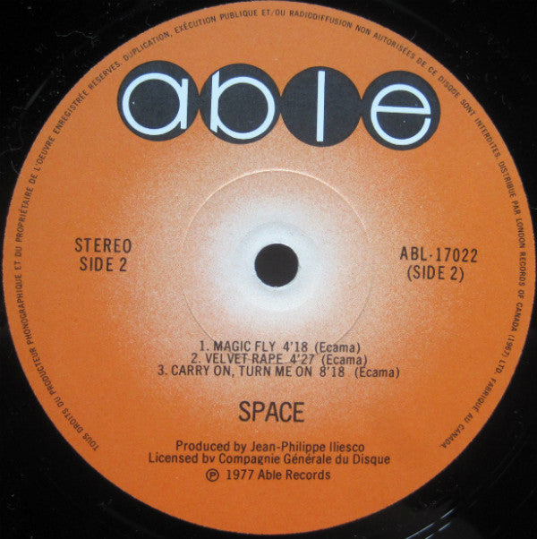 Space : Magic Fly (LP, Album)