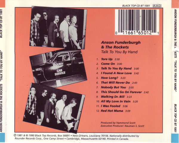 Anson Funderburgh & The Rockets : Talk To You By Hand (CD, Album, RE)