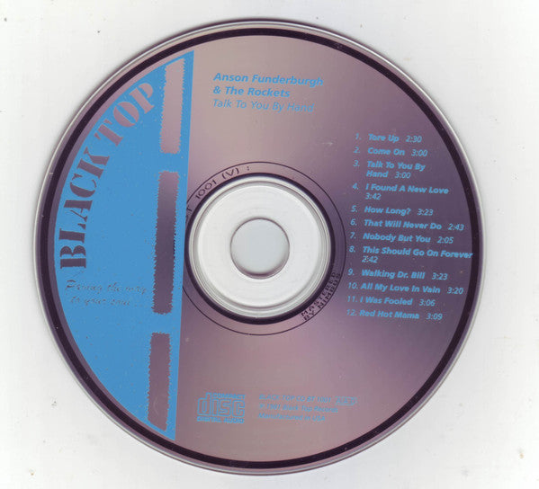 Anson Funderburgh & The Rockets : Talk To You By Hand (CD, Album, RE)