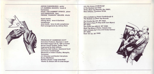 Anson Funderburgh & The Rockets : Talk To You By Hand (CD, Album, RE)