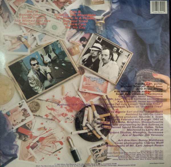Ronnie Earl & The Broadcasters* : Smoking (LP, Album, RP)