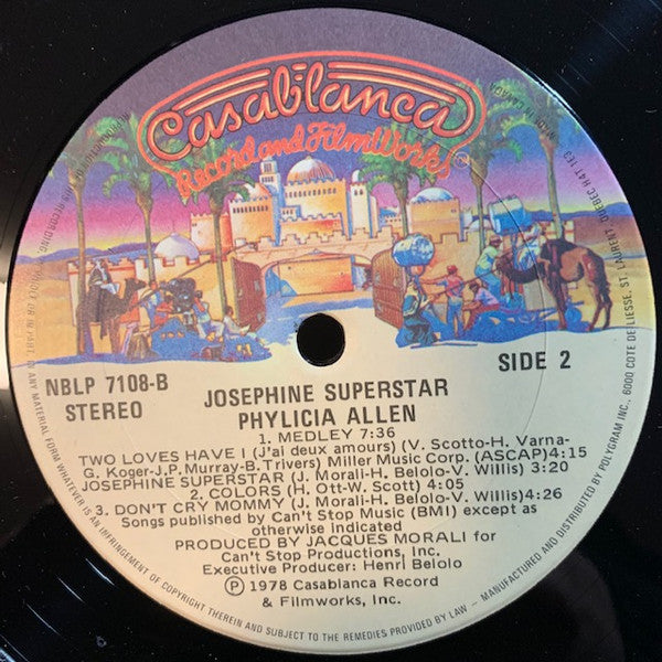 Phylicia Allen : Josephine Superstar (LP, Album, P/Mixed)