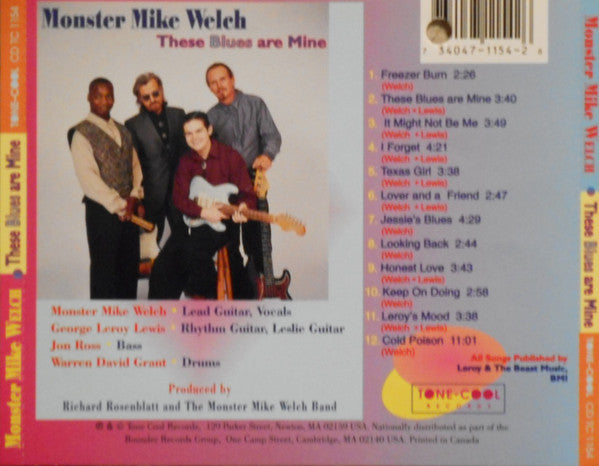 Monster Mike Welch : These Blues Are Mine (CD, Album)