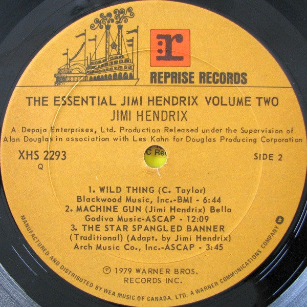Jimi Hendrix : The Essential Jimi Hendrix Volume Two (LP, Comp + 7", S/Sided, EP)