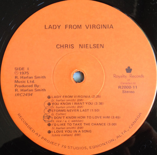 Chris Nielsen (2) : Lady From Virginia (LP, Album)