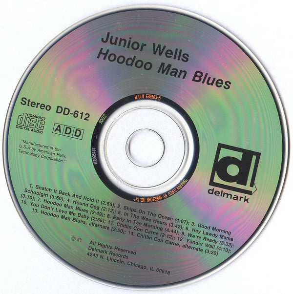 Junior Wells' Chicago Blues Band With Buddy Guy : Hoodoo Man Blues (CD, Album, RE)