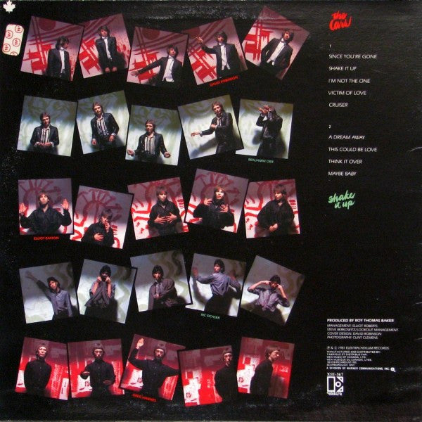 The Cars : Shake It Up (LP, Album, Qua)