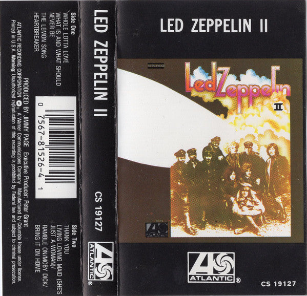 Led Zeppelin : Led Zeppelin II (Cass, Album, Club, RE, SR)