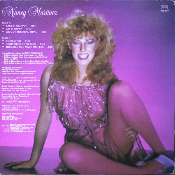 Nancy Martinez : Lay It Down (LP, Album)
