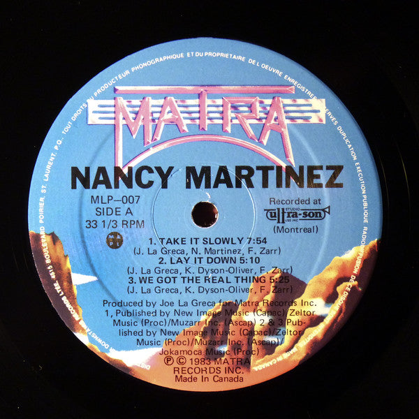 Nancy Martinez : Lay It Down (LP, Album)