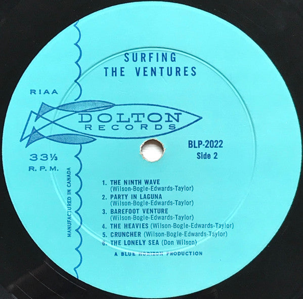 The Ventures : Surfing (LP, Album, Mono)