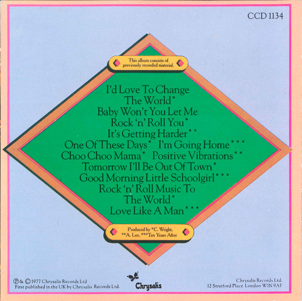 Ten Years After : The Classic Performances Of Ten Years After (CD, Comp)