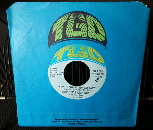 Thunder & Lightning (4) : Jesus Christ Superstar (7")