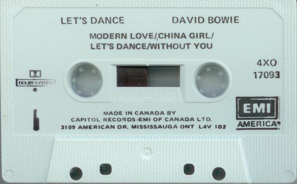 David Bowie : Let's Dance (Cass, Album)