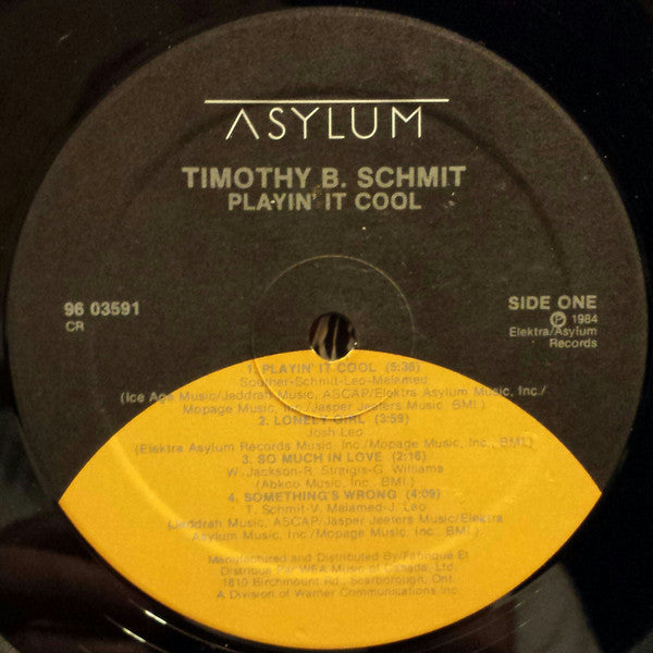 Timothy B. Schmit : Playin' It Cool (LP, Album)