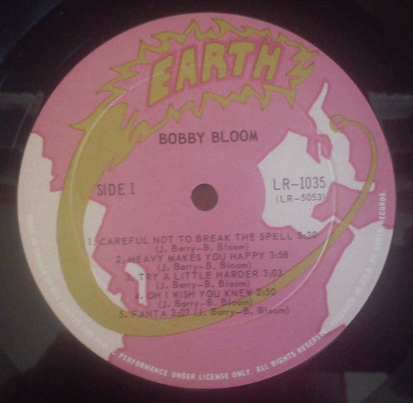 Bobby Bloom : The Bobby Bloom Album (LP, Album)