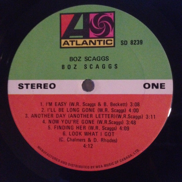 Boz Scaggs : Boz Scaggs (LP, Album, RE)
