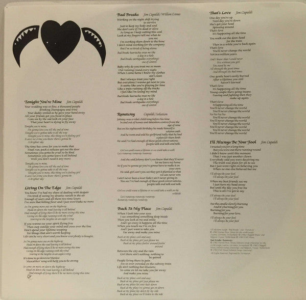 Jim Capaldi : Fierce Heart (LP, Album)