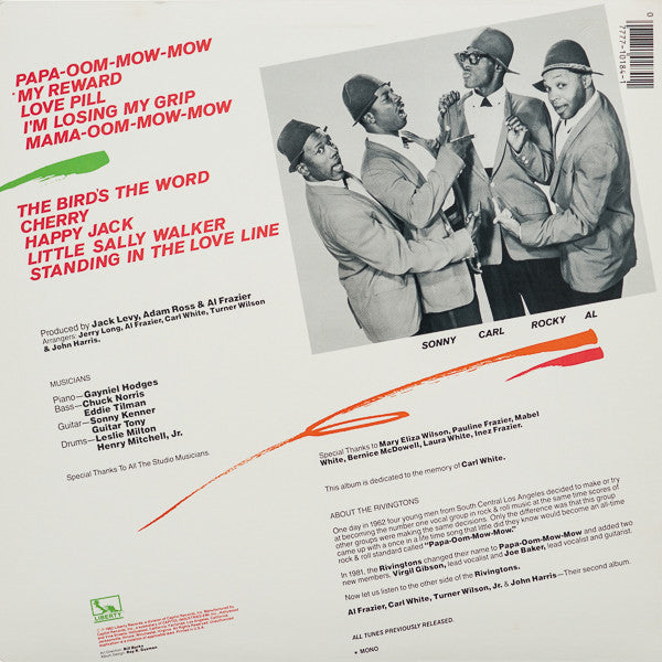 The Rivingtons : Papa-Oom-Mow-Mow (LP, Comp)