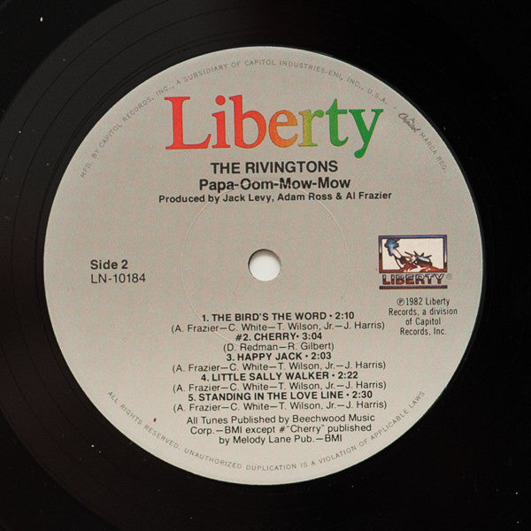The Rivingtons : Papa-Oom-Mow-Mow (LP, Comp)