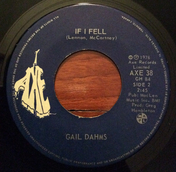 Gail Dahms : Rescue Me (7")