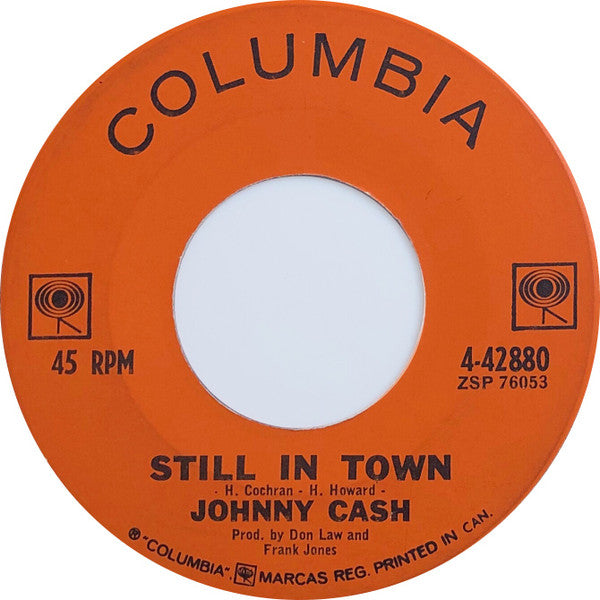 Johnny Cash : The Matador / Still In Town (7")