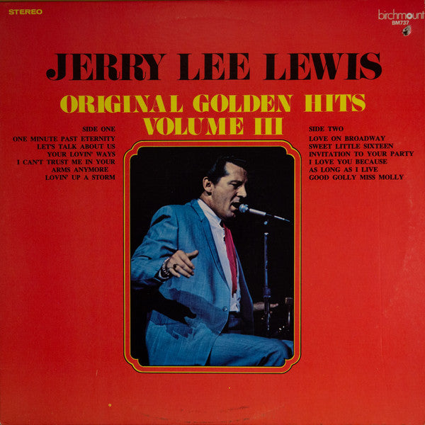 Jerry Lee Lewis : Original Golden Hits Volume III (LP, Comp)