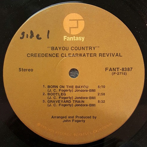 Creedence Clearwater Revival : Bayou Country (LP, Album, RE, Ind)