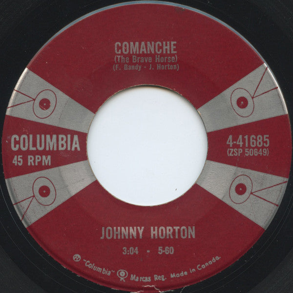 Johnny Horton : Johnny Freedom / Comanche (7")