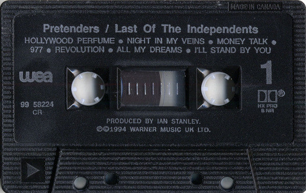 The Pretenders : Last Of The Independents (Cass, Album, Dol)