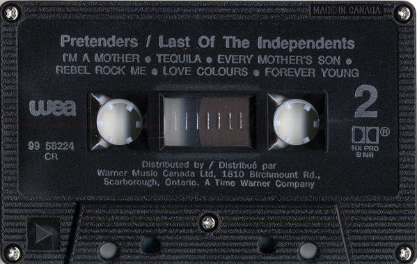 The Pretenders : Last Of The Independents (Cass, Album, Dol)