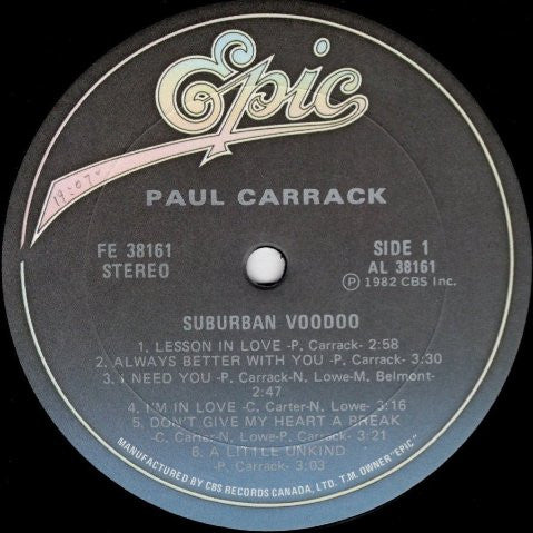 Paul Carrack : Suburban Voodoo (LP)