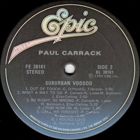 Paul Carrack : Suburban Voodoo (LP)