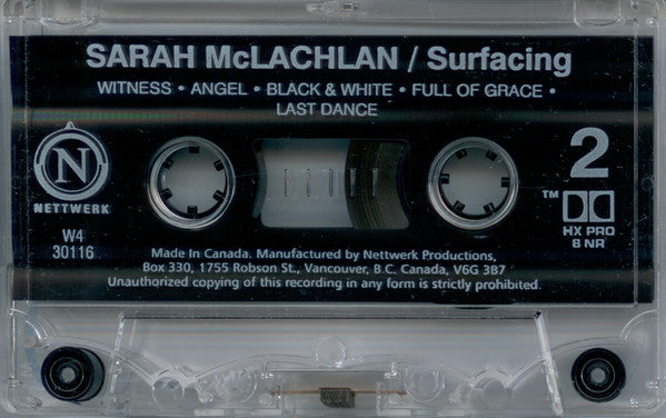 Sarah McLachlan : Surfacing (Cass, Album, Dol)