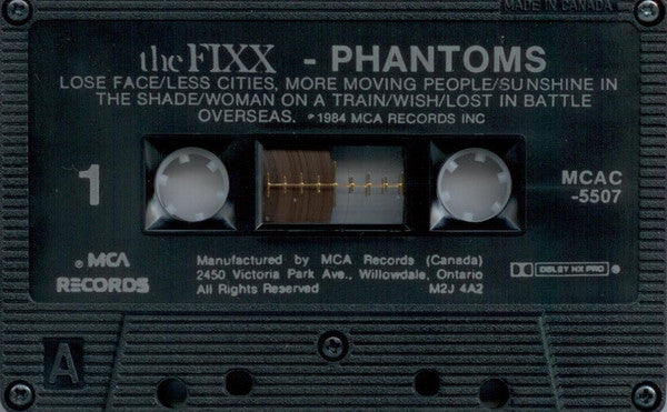 The Fixx : Phantoms (Cass, Album, Dol)