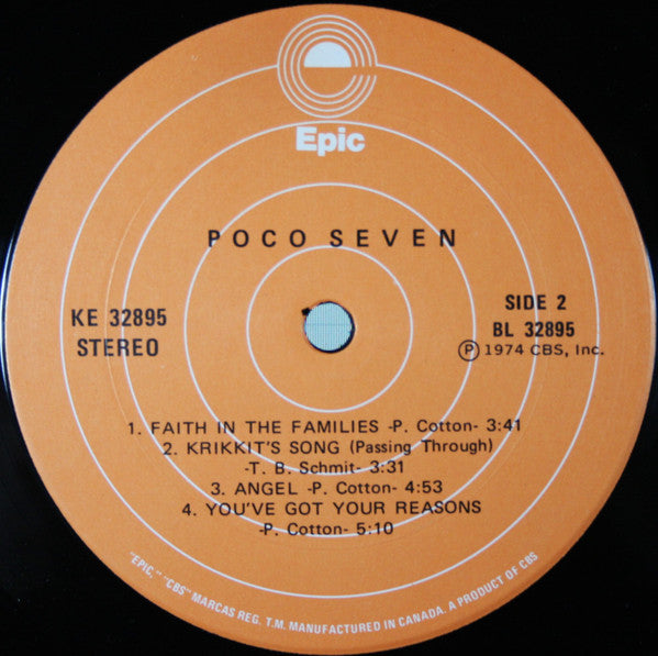Poco (3) : Poco Seven (LP, Album)