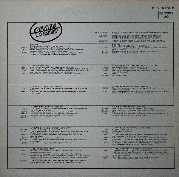 The Animals : Animalisms (LP, Album, RE)