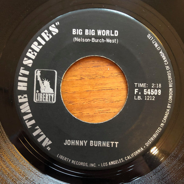 Johnny Burnette : You're Sixteen / Big Big World (7", Single)