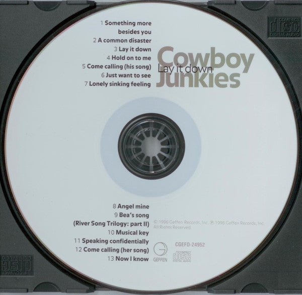 Cowboy Junkies : Lay It Down (CD, Album, Club)