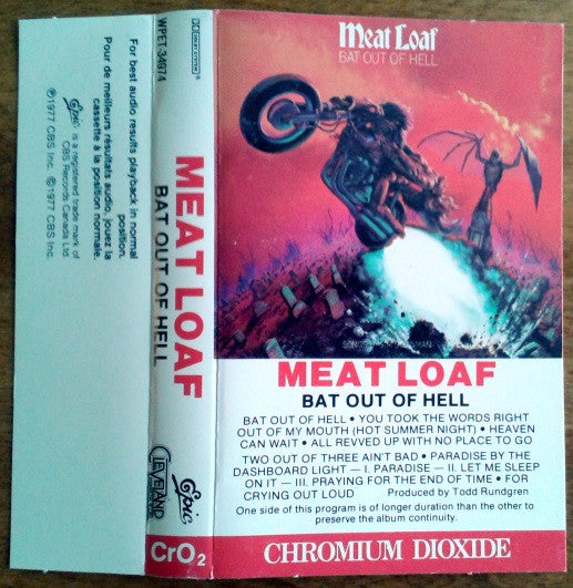 Meat Loaf : Bat Out Of Hell (Cass, Album, RE, Dol)