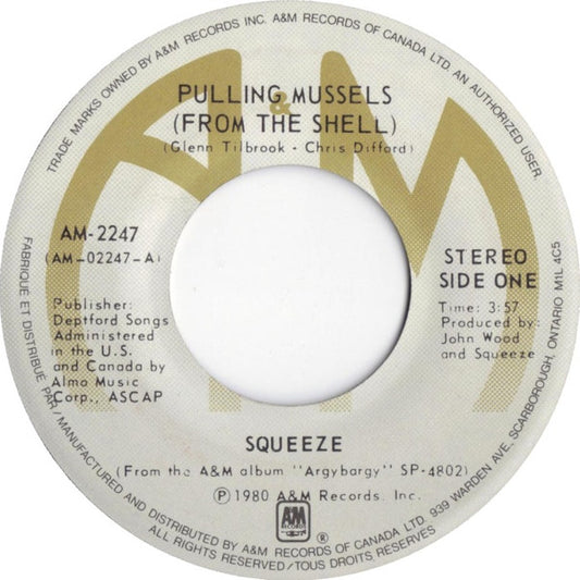 Squeeze (2) : Pulling Mussels (From The Shell) (7", Single)