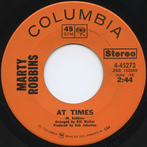 Marty Robbins : Padre (7", Single)