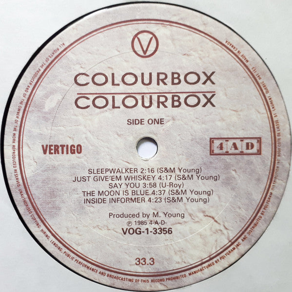 Colourbox : Colourbox (LP, Album + LP, MiniAlbum)