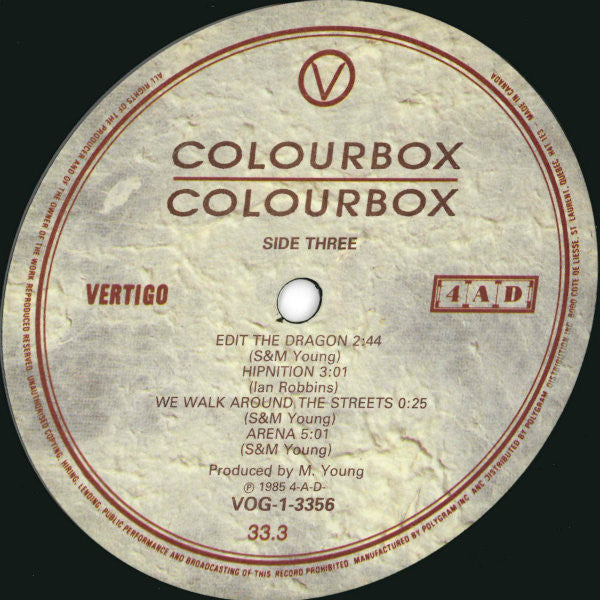 Colourbox : Colourbox (LP, Album + LP, MiniAlbum)