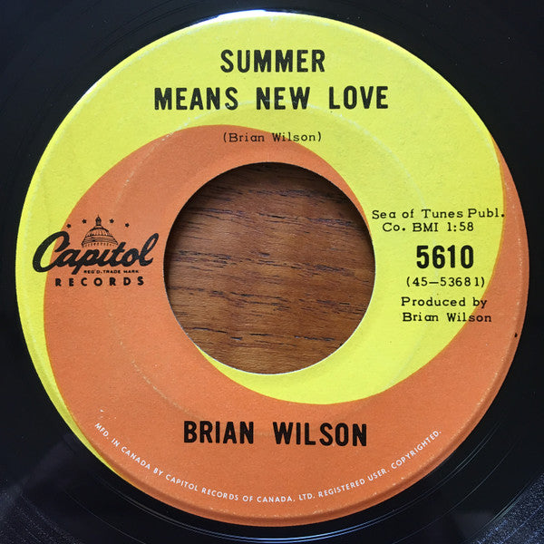 Brian Wilson : Caroline, No (7", Single)