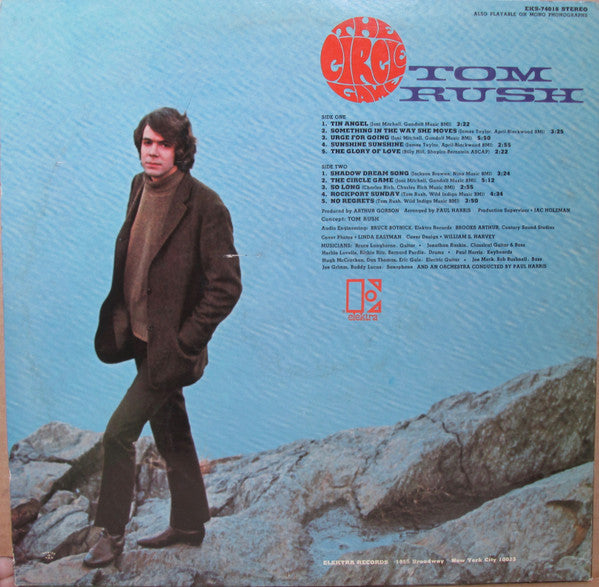 Tom Rush : The Circle Game (LP, Album, Mon)