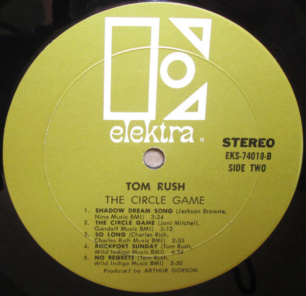 Tom Rush : The Circle Game (LP, Album, Mon)